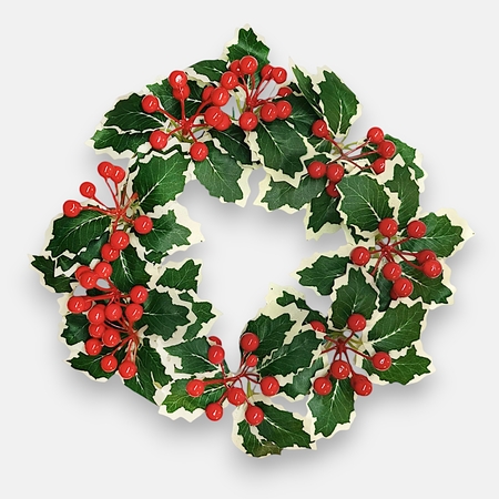 Holly berry wreath